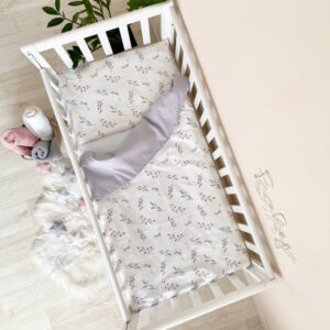 set da lettino, paracolpi, paracolpi cuscini, treccia, sogni bebe, sognibebe.it, flanella, set di biancheria, completo letto , set da lettino, completo di ricambio